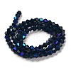 Opaque Solid Color Imitation Jade Glass Beads Strands EGLA-A039-P4mm-L09-2