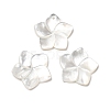 Natural White Shell Mother of Pearl Shell Pendants SSHEL-G014-60-4