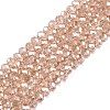 Electroplate Glass Beads Strands EGLA-A044-T2mm-A20-1