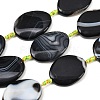 Natural Banded Agate Beads Strands G-P605-L02-07-2