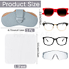 1Pc Cowhide Eyeglass Cases ABAG-CN0001-58C-2