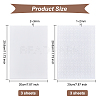 Olycraft 6 Sheets 2 Style PVC Plastic Roof Tiles DIY-OC0010-36-2