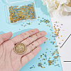 800Pcs 8 Colors Brass Crimp Beads FIND-UN0004-36-2