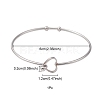 Stainless Steel Hollow Out Heart Bangle BJEW-YW0001-08P-4