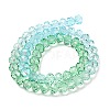 Transparent Painted Glass Beads Strands LS-DGLA-A034-T6mm-A16-5