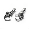 Thai 925 Sterling Silver Lobster Claw Clasps STER-L057-005AS-2