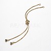 Brass Chain Bracelet Making X-KK-G290-09G-2