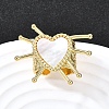 Brass Cuff Rings for Women RJEW-F183-02C-G-1