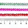 Transparent Painted Glass Beads Strands DGLA-A034-T3mm-A24-3