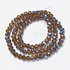 Electroplate Glass Beads Strands EGLA-A034-T4mm-I05-2