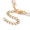 Round Plastic Imitation Pearl Beads Multi-strand Bracelets BJEW-E054-03G-4