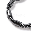 Column & Round Synthetic Non-magnetic Hematite Beaded Necklaces NJEW-Q341-04-2