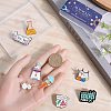 SUNNYCLUE 8Pcs 8 Style Chemistry Theme Enamel Pin JEWB-SC0001-32-3