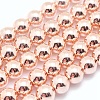 Electroplate Non-magnetic Synthetic Hematite Beads Strands G-L485-01A-LRG-1