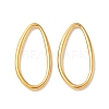 304 Stainless Steel Teardrop Linking Rings STAS-L300-010C-G-1