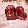 Heart Shaped Glass Jewelry Storage Boxes DIY-WH0899-48B-4