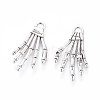 Tibetan Style Alloy Pendants TIBEP-5291-AS-FF-2