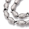 Electroplate Glass Beads Strands EGLA-T025-03H-3