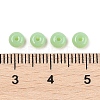 Imitation Jade Glass Seed Beads SEED-Q038-01E-2