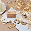 20Pcs Alloy Enamel Keychain KEYC-FH00076-4