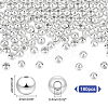 180Pcs 925 Sterling Silver Spacer Beads STER-PH0001-11-6