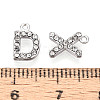 304 Stainless Steel and Rhinestone Pendants STAS-T071-11A-P-4