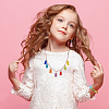ANATTASOUL Bear Resin Pendant Necklaces & Beaded Bracelets & Dangle Earrings SJEW-AN0001-36-6