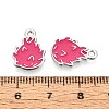 Fruit Alloy Enamel Charms PALLOY-S058-01P-06-3