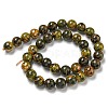 Natural Bumblebee Jasper Beads Strands G-P544-A03-02-3