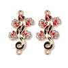 Alloy Enamel Connector Charms ENAM-I054-08-2
