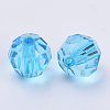 Transparent Acrylic Beads X-TACR-Q257-6mm-V40-3