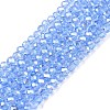 Electroplate Glass Beads Strands EGLA-A044-T1mm-A14-1