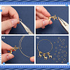 800Pcs 4 Styles 304 Stainless Steel Open Jump Rings STAS-ME0002-12-3