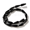 Natural Obsidian Beads Strands G-B192-A02-01-3