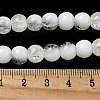 Crackle Glass Beads Strands GLAA-U001-8mm-07-4