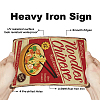 Vintage Metal Tin Sign AJEW-WH0436-093-3