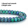 2 Strands Natural Chrysocolla and Lapis Lazuli Beads Strands G-GO0001-38A-3