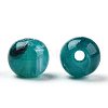 Round Imitation Gemstone Acrylic Beads X-OACR-R029-8mm-17-1
