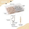 40Pcs 2 Colors Alloy Swivel Snap Hook Clasps FIND-FS0004-73E-4