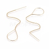 Brass Stud Earring Findings X-KK-S345-066-2