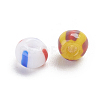 Printed Porcelain Beads PORC-G005-01-2