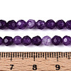 Dyed Natural White Jade Beads Strands G-T139-4mm-60-13-5