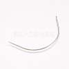 Iron C-shaped Curved Hair Weaving Needles TOOL-WH0036-01P-1