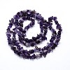 Natural Amethyst Beads Strands G-O049-C-23-2