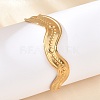 304 Stainless Steel Cuff Bangles for Women BJEW-B120-03G-04-2