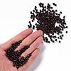Baking Paint Glass Seed Beads SEED-S003-K18-4