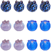 15Pcs 3 Colors Handmade Lampwork Beads LAMP-SC0001-80-7