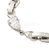 Brass Micro Pave Cubic Zirconia Necklaces NJEW-H027-01P-04-3