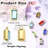 12Pcs 12 Colors Real 14K Gold Plated 304 Stainless Steel Charms STAS-CJ0002-57-8