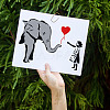 Plastic Drawing Painting Stencils Templates DIY-WH0396-204-7